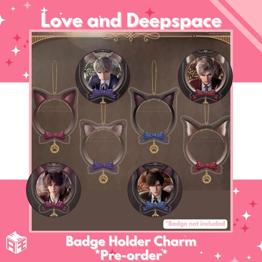 [Pre-order] Love and Deepspace "Yes, Cat Caretaker" Badge Holder Charm