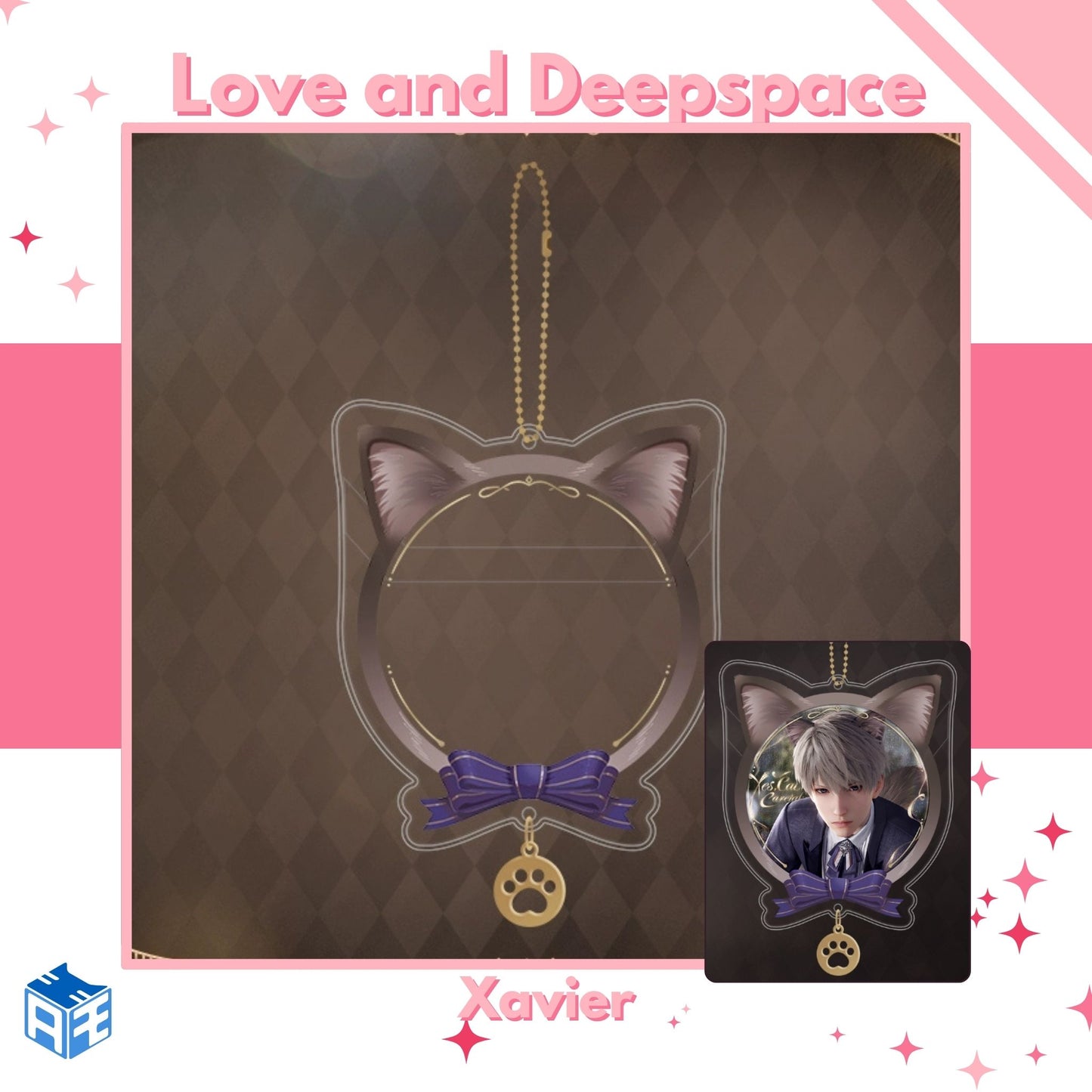 [Pre-order] Love and Deepspace "Yes, Cat Caretaker" Badge Holder Charm