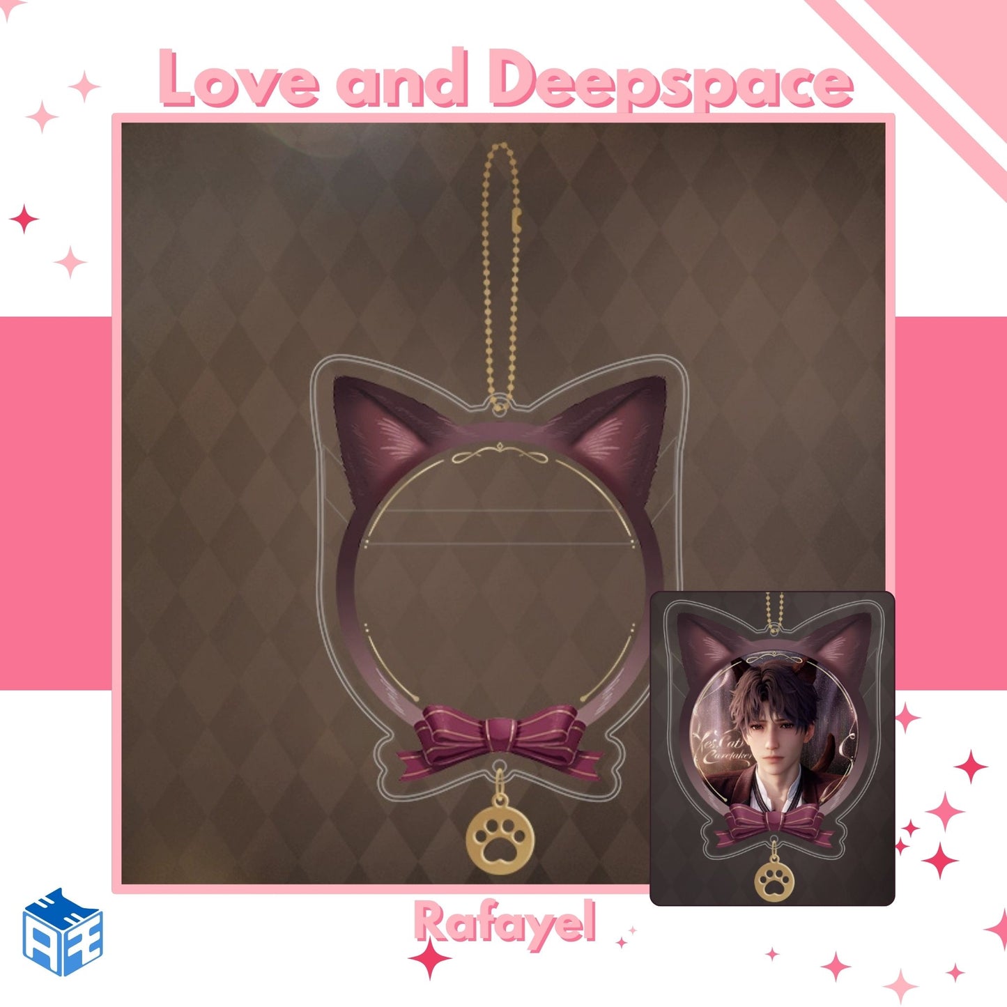 [Pre-order] Love and Deepspace "Yes, Cat Caretaker" Badge Holder Charm