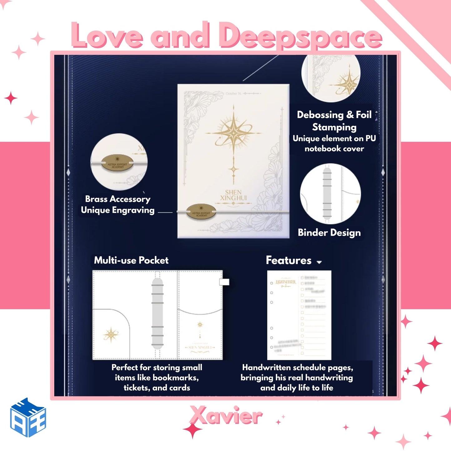 [Pre-order] Love and Deepspace "When Time Writes Back" Notebook
