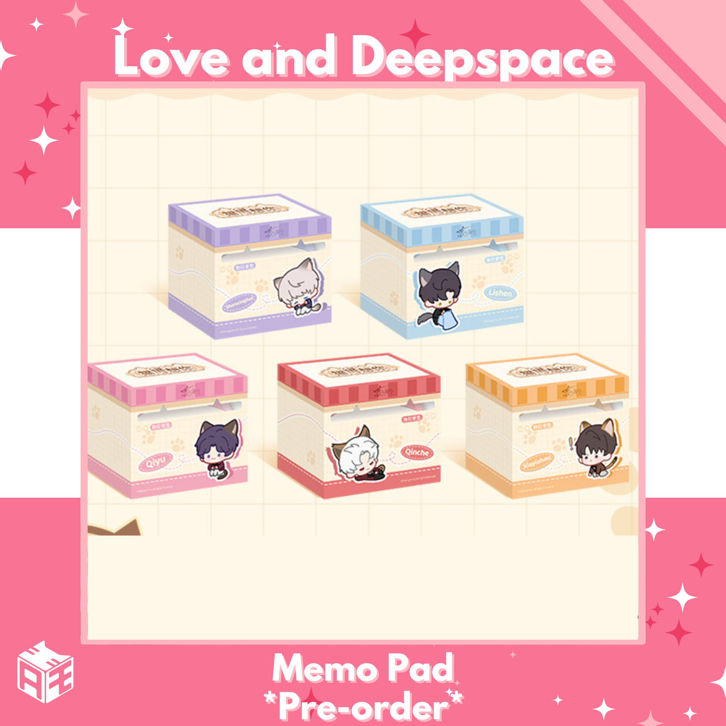 [Pre-order] Love and Deepspace "Your Cat Misses You" Pull-out Memo Pad