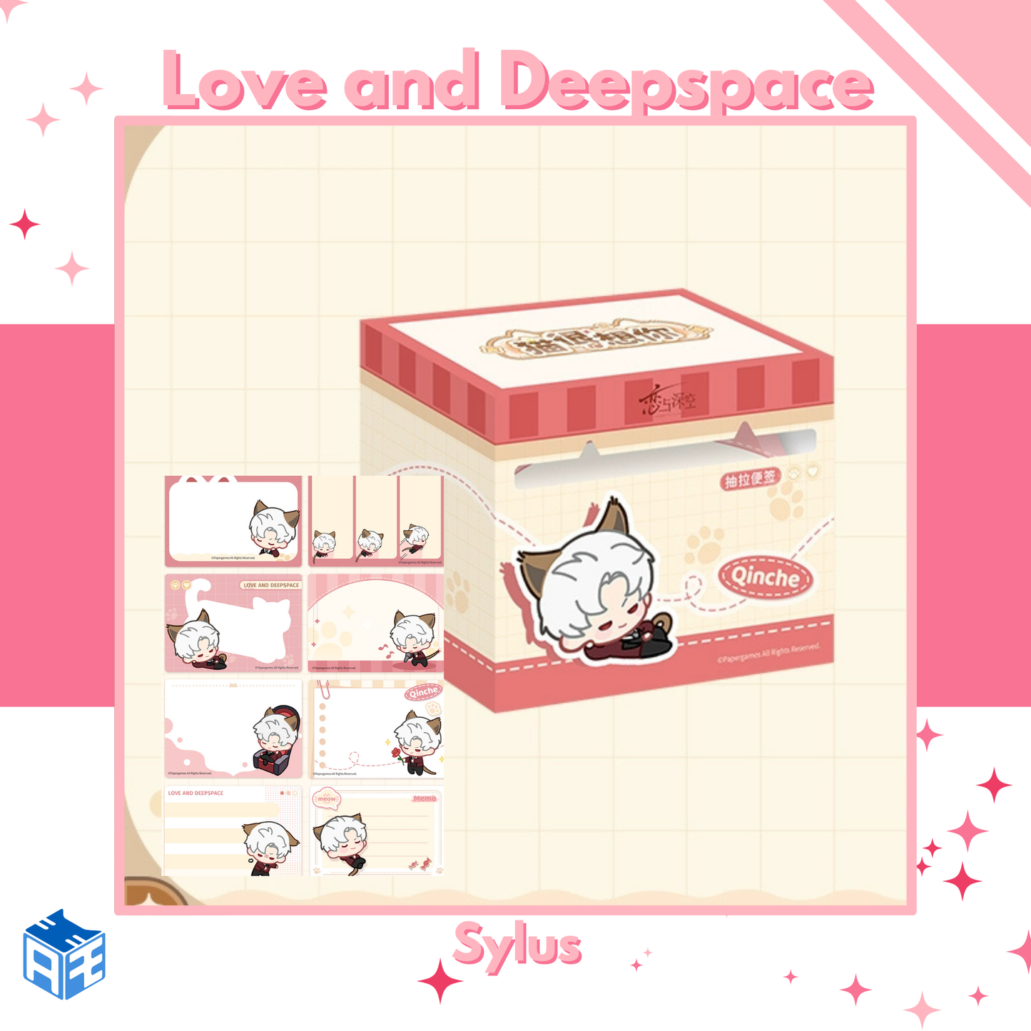 [Pre-order] Love and Deepspace "Your Cat Misses You" Pull-out Memo Pad