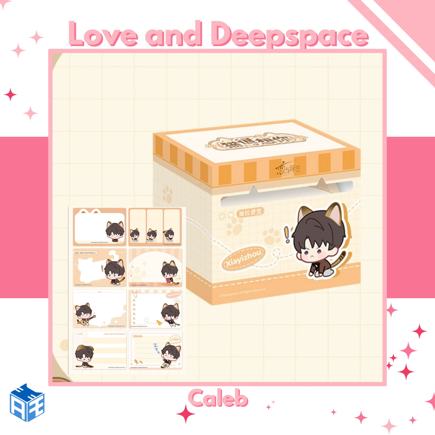 [Pre-order] Love and Deepspace "Your Cat Misses You" Pull-out Memo Pad