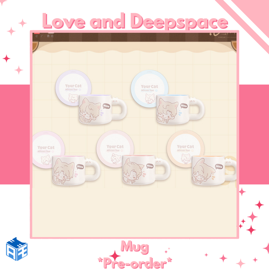 [Pre-order] Love and Deepspace "Your Cat Misses You" Mug