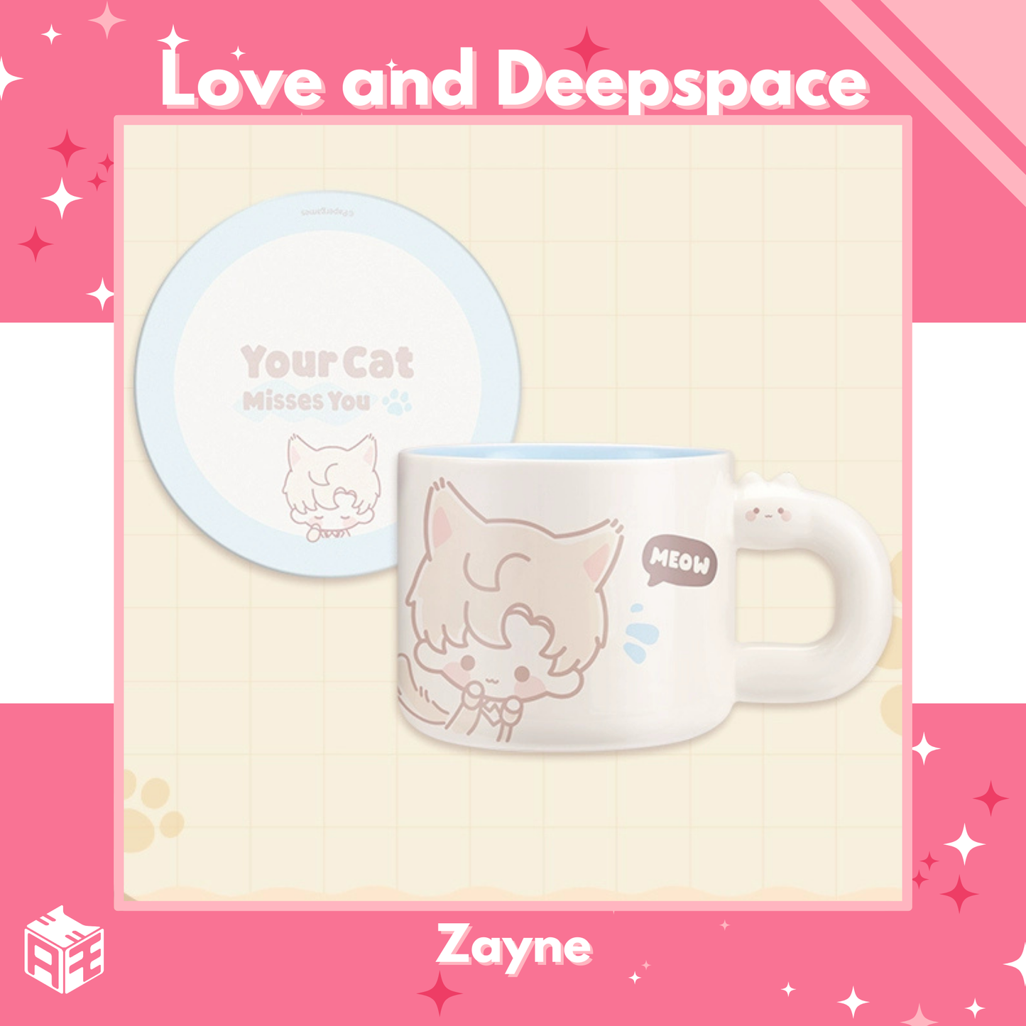 [Pre-order] Love and Deepspace "Your Cat Misses You" Mug