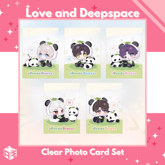 [In Stock] Love and Deepspace "Panda Breeze" Clear Photo Card Set