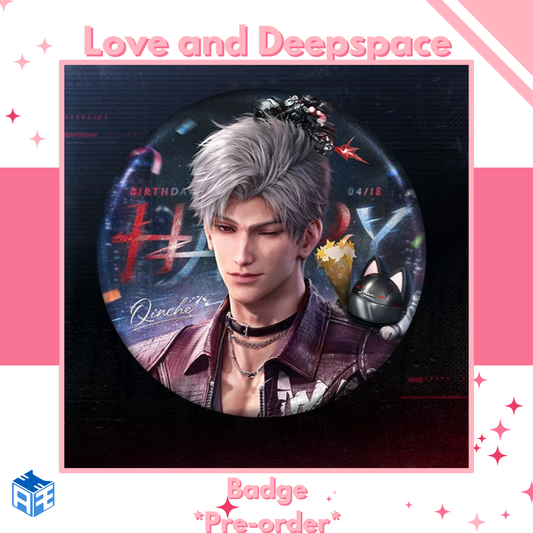 [Birthday Edition Pre-order] Love and Deepspace "Sylus: Rainlit Night" Badge ver.2