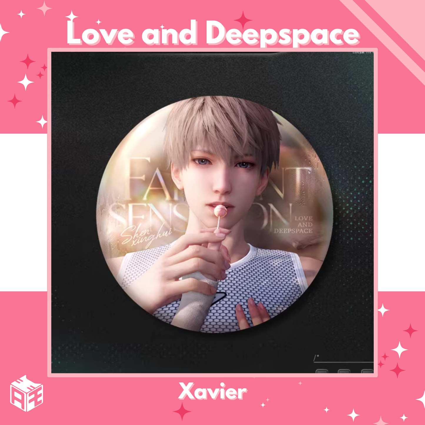 [In Stock] Love and Deepspace "Unbalanced Heartbeat" Badge