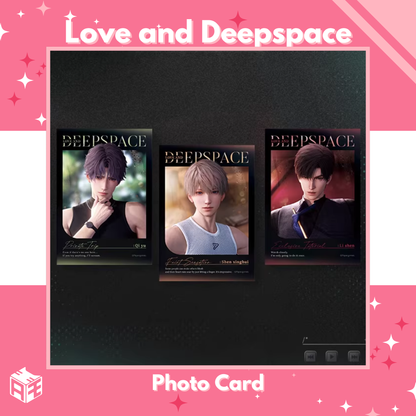 [In Stock] Love and Deepspace "Unbalanced Heartbeat" 5" Photocard