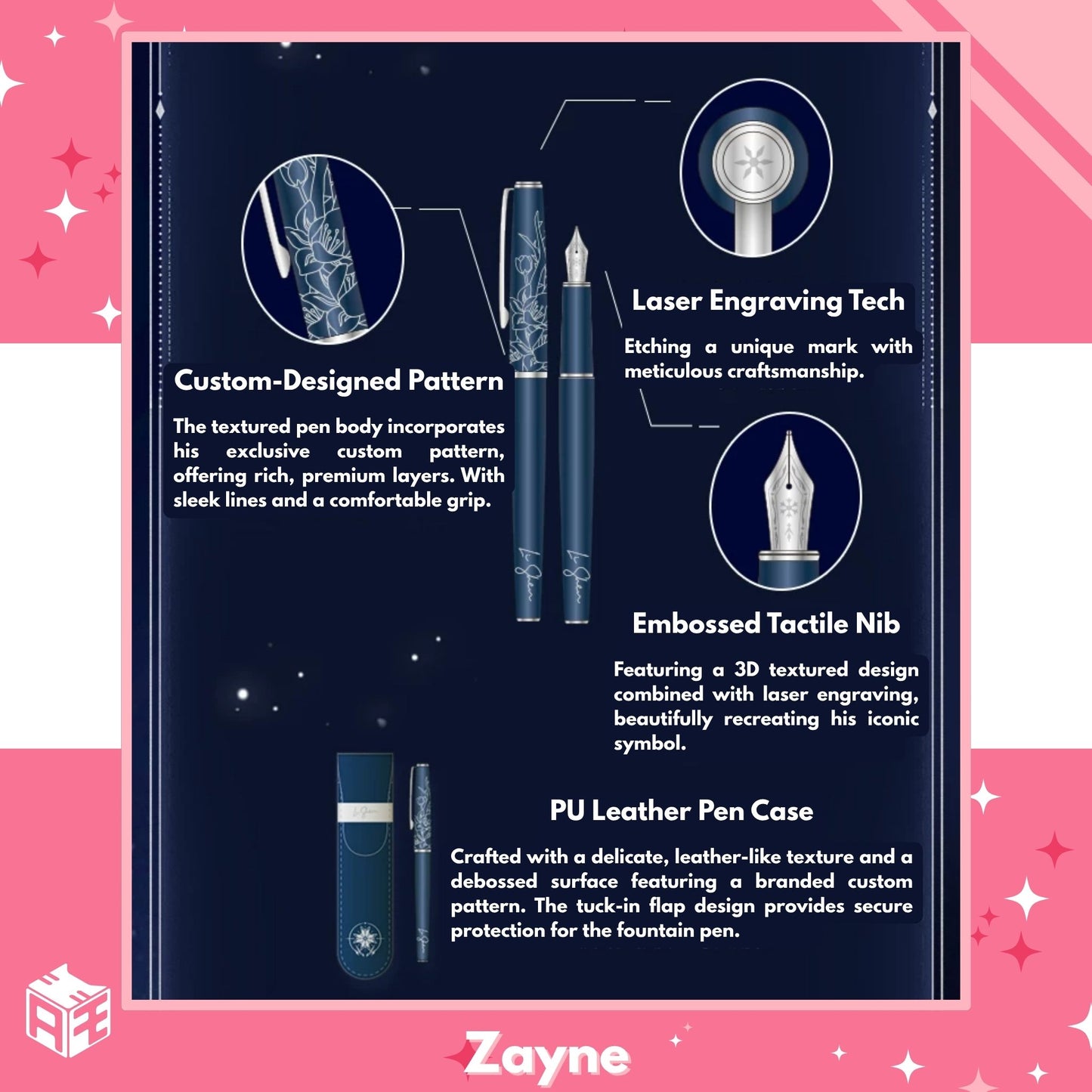 [Pre-order] Love and Deepspace "When Time Writes Back" Fountain Pen Set