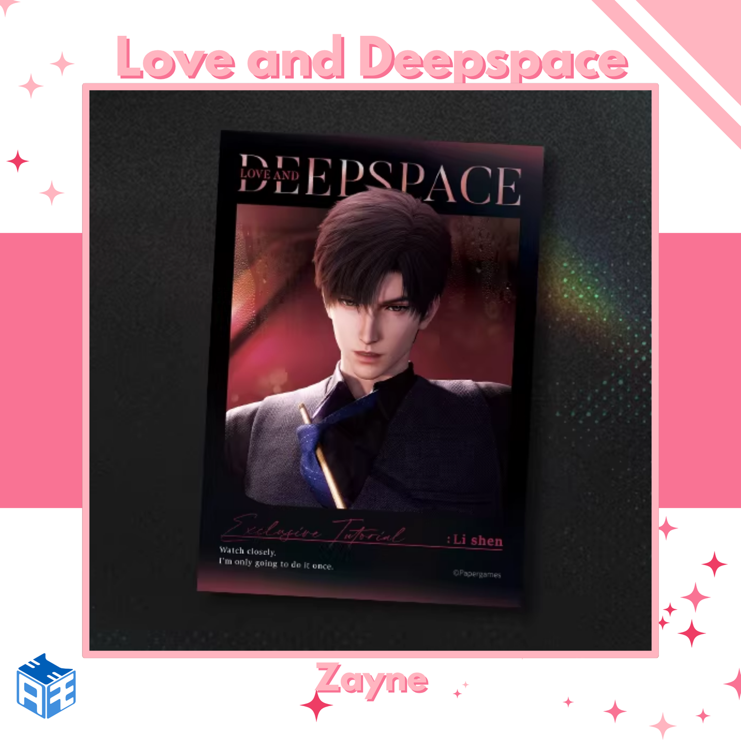 [In Stock] Love and Deepspace "Unbalanced Heartbeat" 5" Photocard