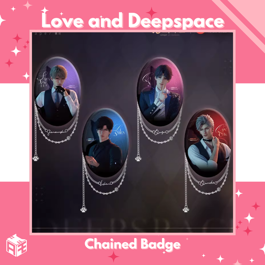[In Stock] Love and Deepspace "Meow Getaway" Oval Badge