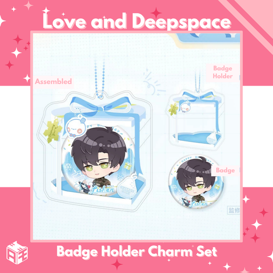 [Birthday Edition Pre-order] Love and Deepspace  "Zayne: When Embers Rise" Chibi Badge Holder Set