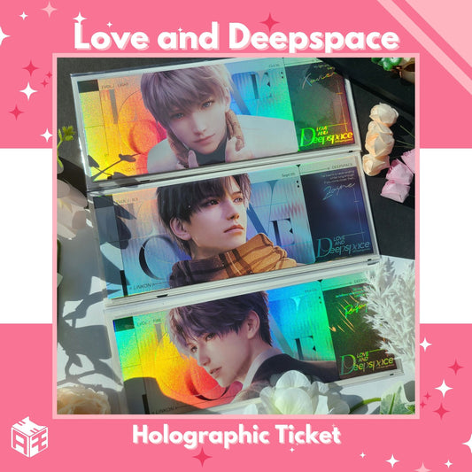 [In Stock] Love and Deepspace "Launch of Heartbeat" Holographic Ticket