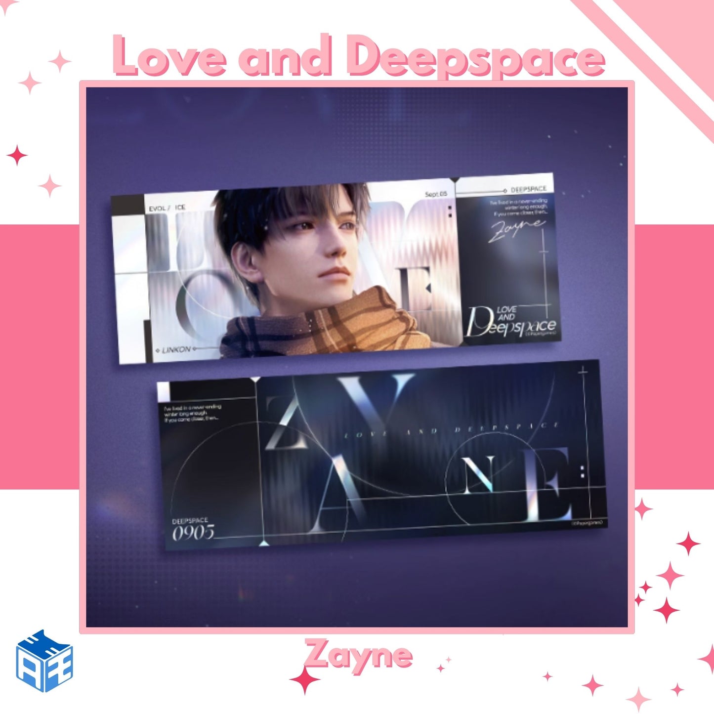 [In Stock] Love and Deepspace "Launch of Heartbeat" Holographic Ticket