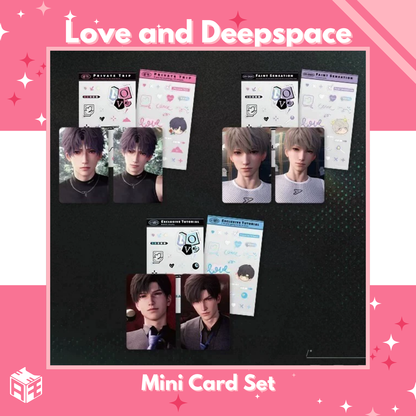 [In Stock] Love and Deepspace "Unbalanced Heartbeat" Mini Card Set