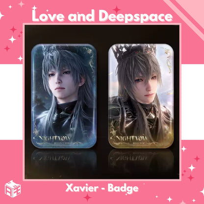 [Pre-order] Love and Deepspace "Xavier: King of Darknight" Rectangular Badge