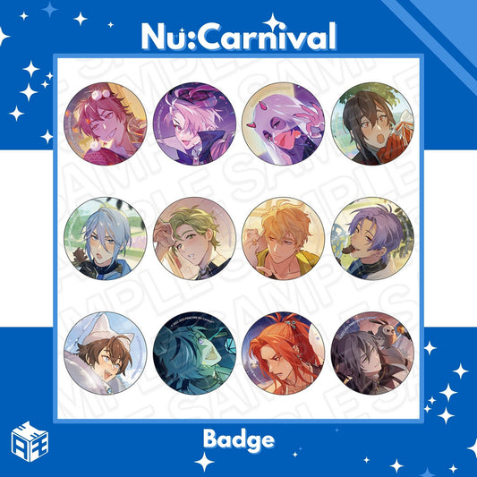 NU: Carnival x Plush Toy POP UP SHOP Badge (Character selection available)