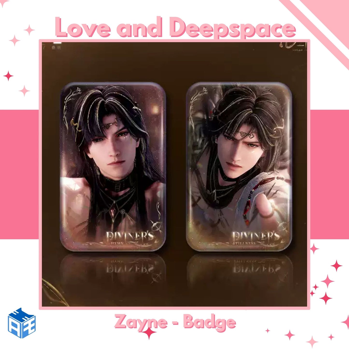 [Pre-order] Love and Deepspace "Zayne: God of Annihilation" Rectangular Badge