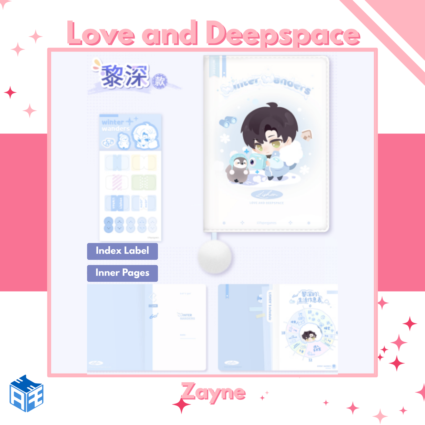 [Pre-order] Love and Deepspace "Winter Journey" Schedule Planner