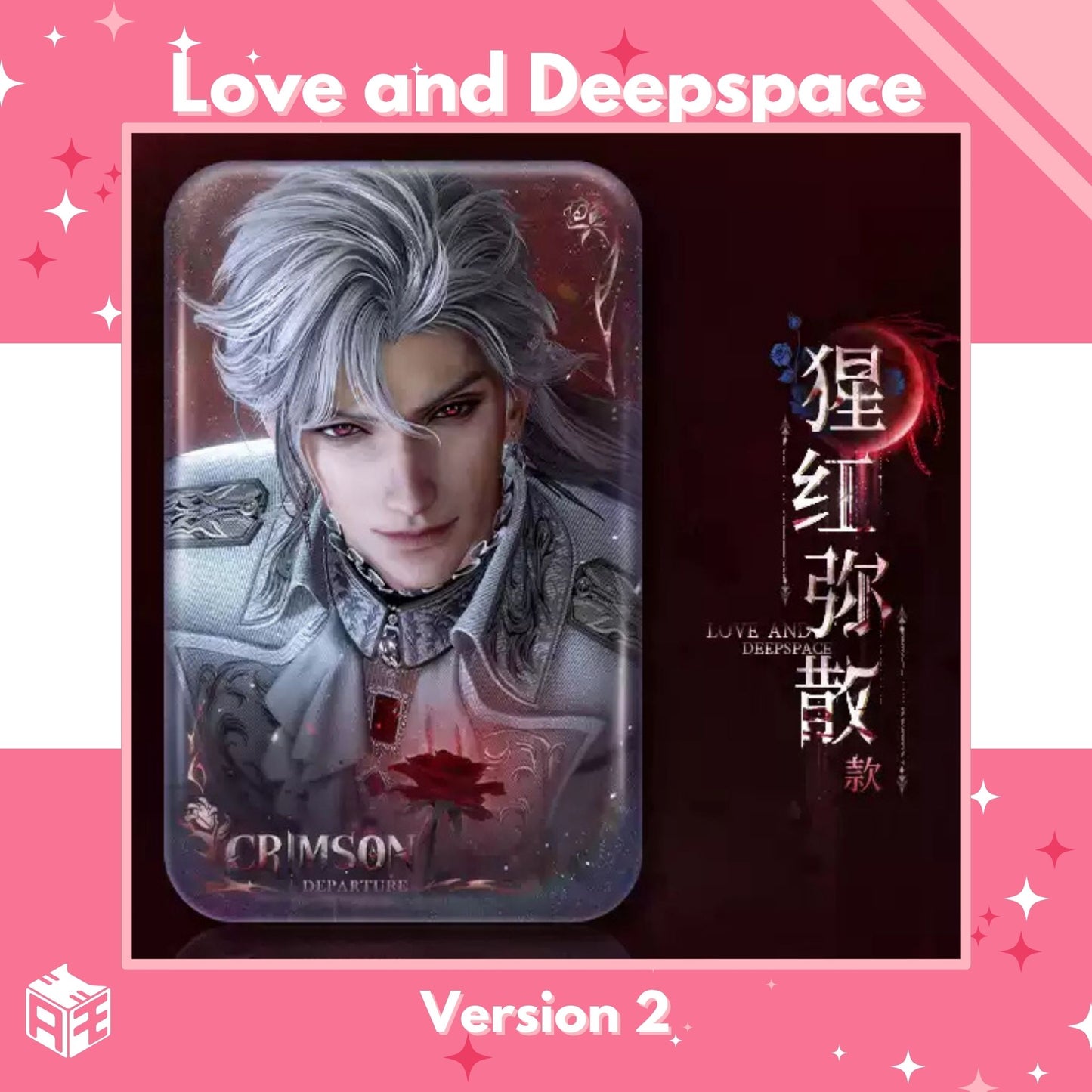 [Pre-order] Love and Deepspace "Sylus: Silverwing Fiend" Rectangular Badge