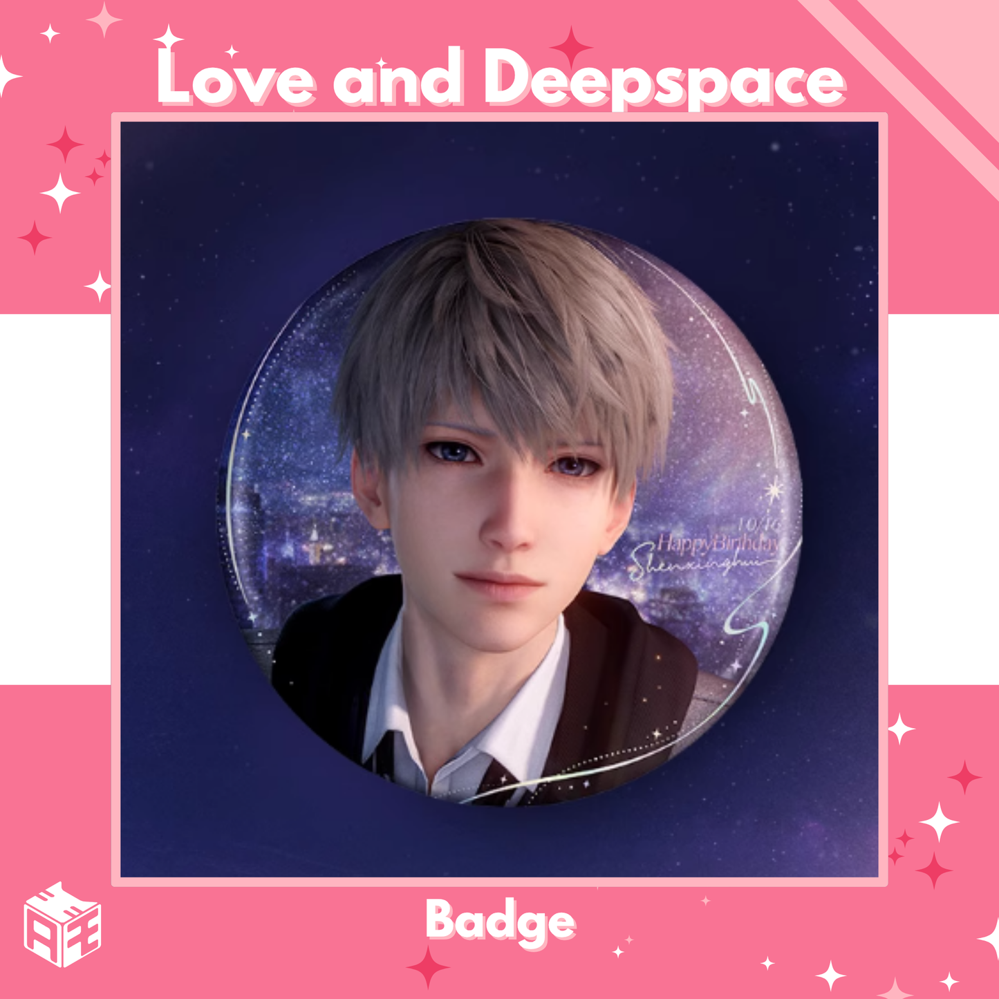 [In Stock] Love and Deepspace "Xavier: Between Stars" Badge