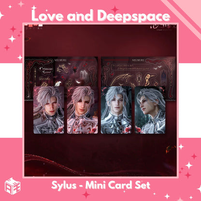 [Pre-order] Love and Deepspace "Sylus: Silverwing Fiend" Lenticular Photo Card Set
