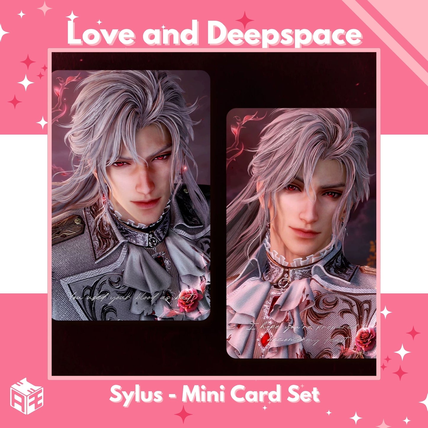 [Pre-order] Love and Deepspace "Sylus: Silverwing Fiend" Lenticular Photo Card Set