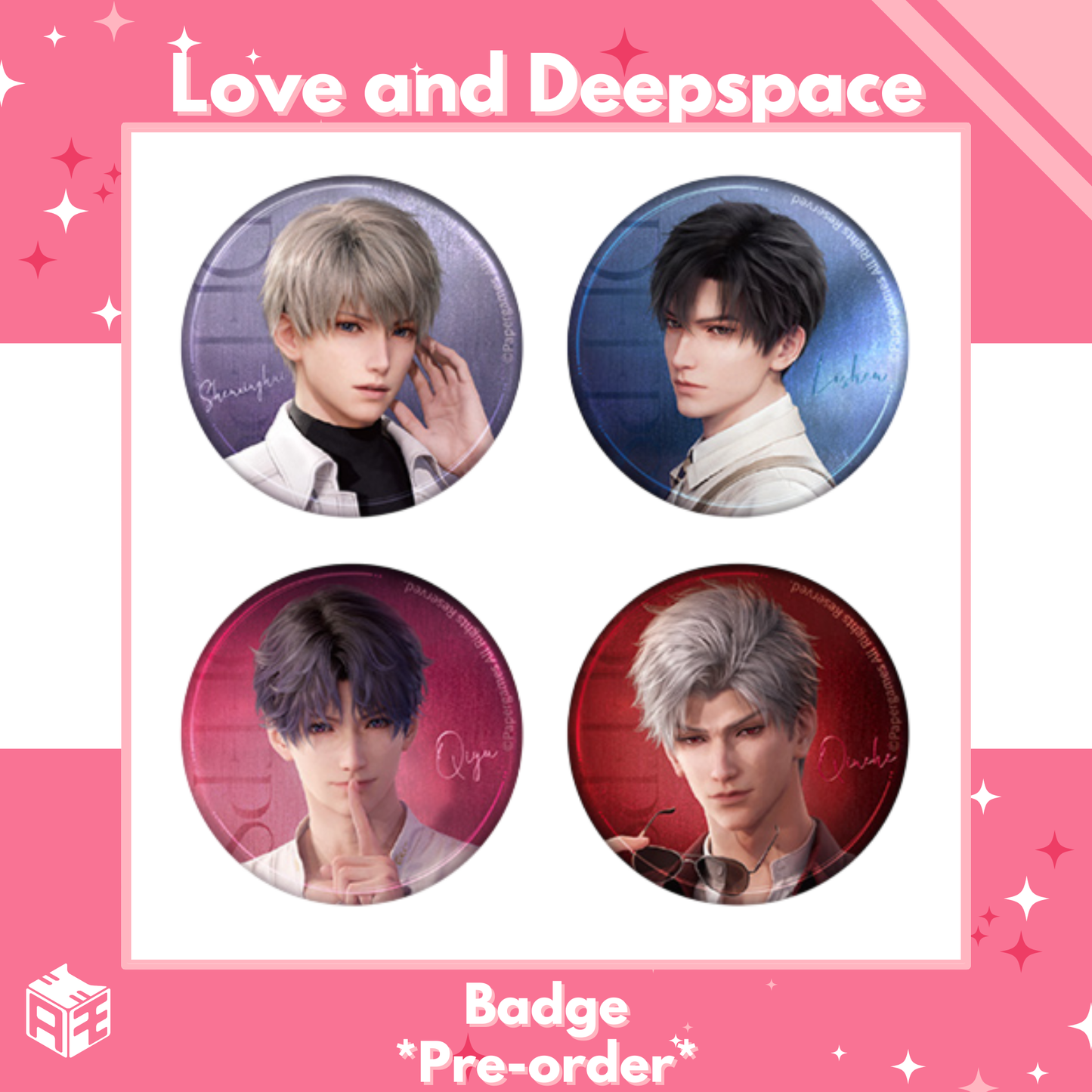 [Pre-order] Love and Deepspace "Heart Whisper" Badge
