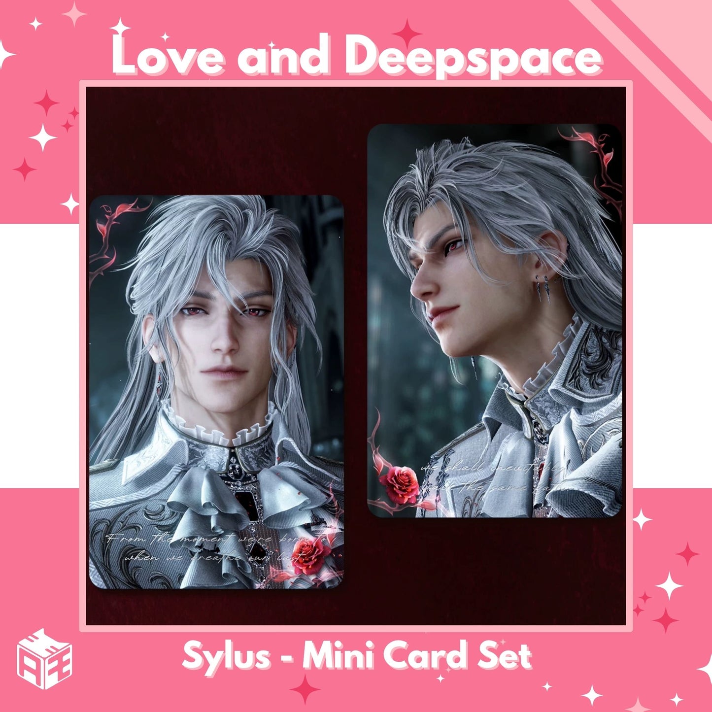 [Pre-order] Love and Deepspace "Sylus: Silverwing Fiend" Lenticular Photo Card Set