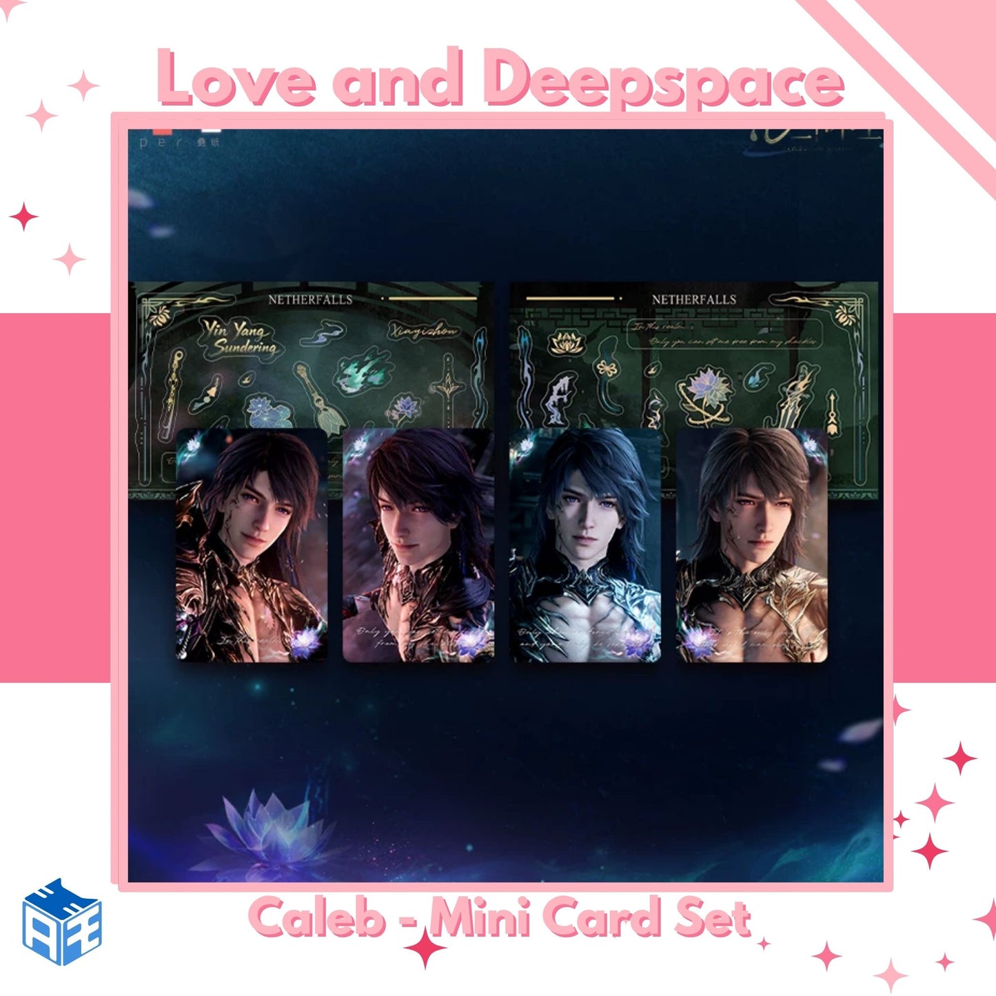 [Pre-order] Love and Deepspace "Caleb: Netherlord" Lenticular Photo Card Set