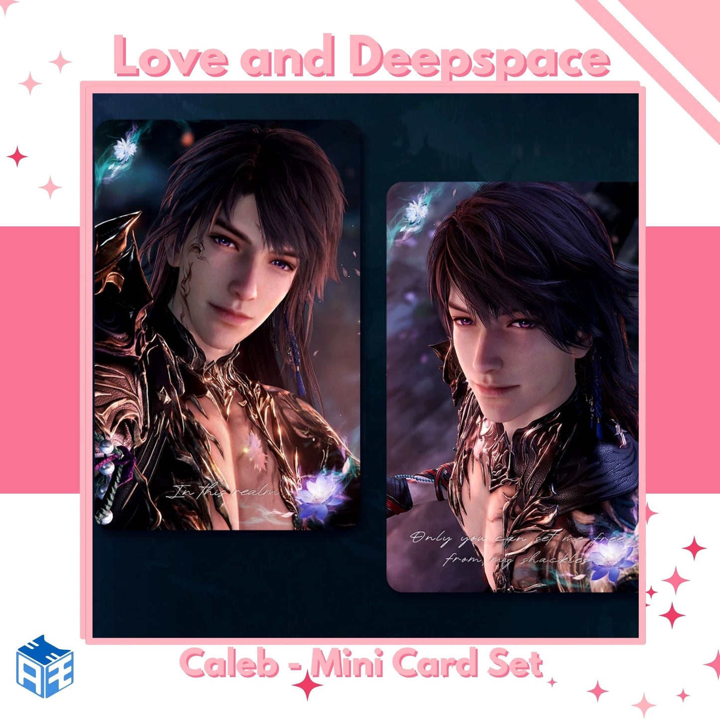 [Pre-order] Love and Deepspace "Caleb: Netherlord" Lenticular Photo Card Set