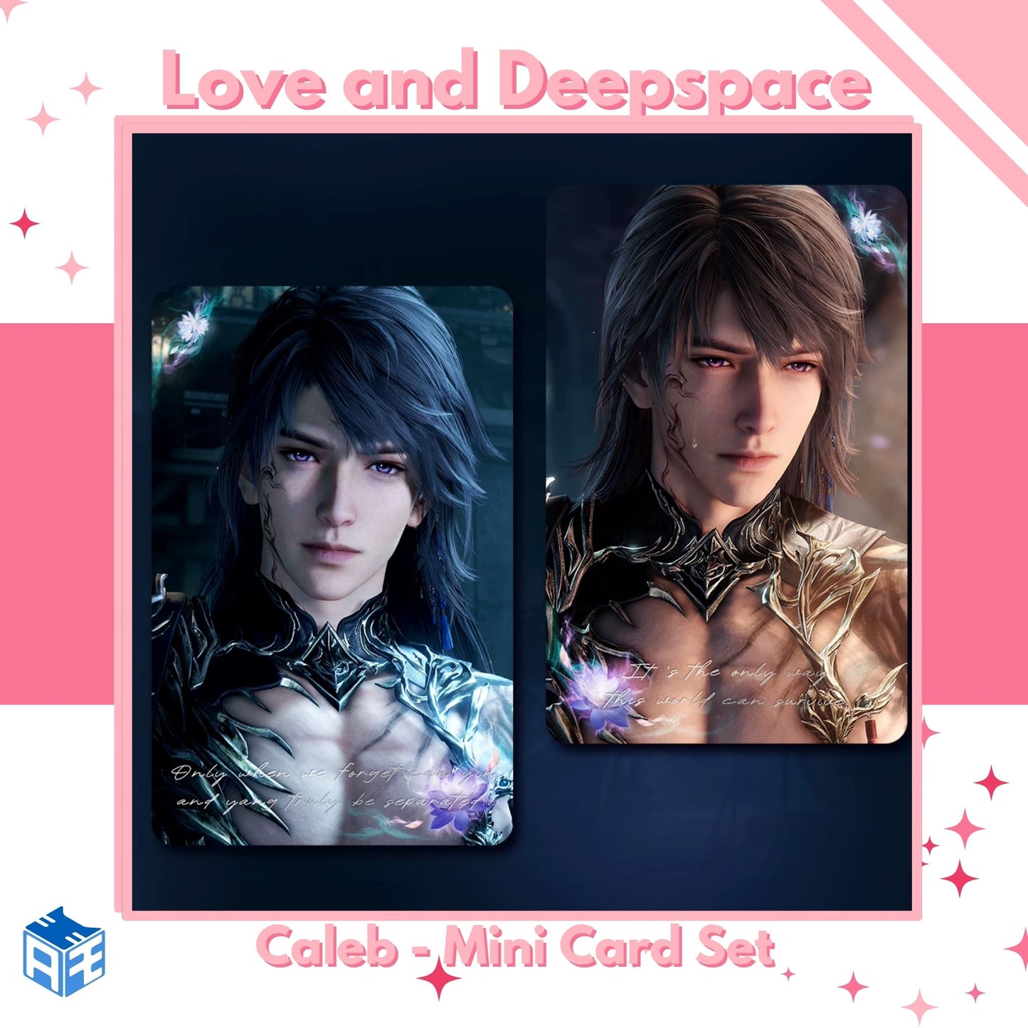 [Pre-order] Love and Deepspace "Caleb: Netherlord" Lenticular Photo Card Set