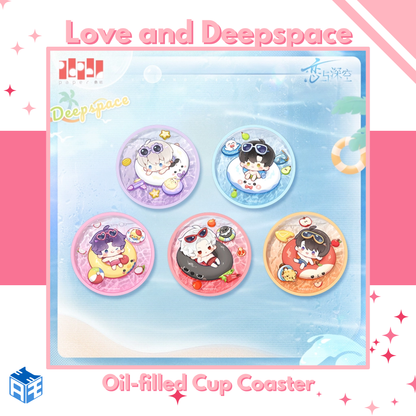 [Pre-order] Love and Deepspace "Floating Light Respite" Oil-filled Cup Coaster