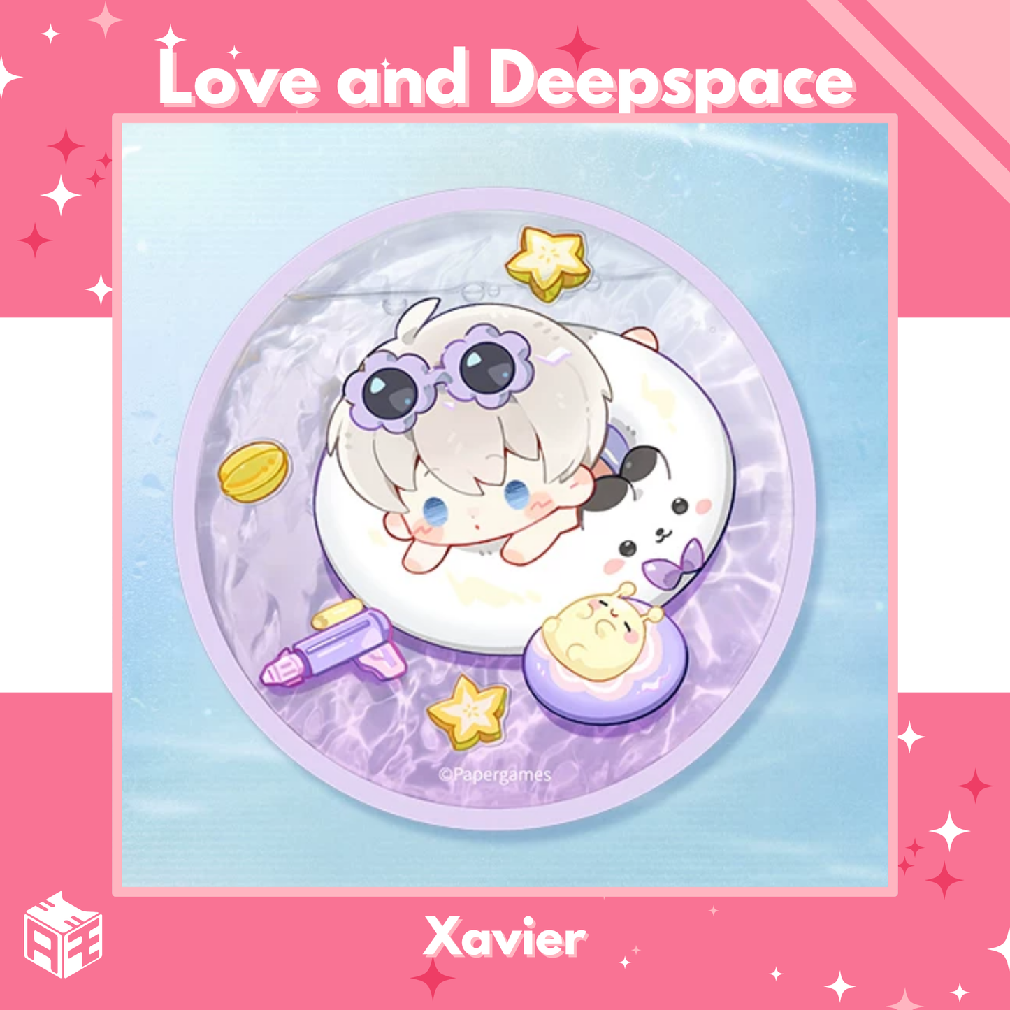 [Pre-order] Love and Deepspace "Floating Light Respite" Oil-filled Cup Coaster