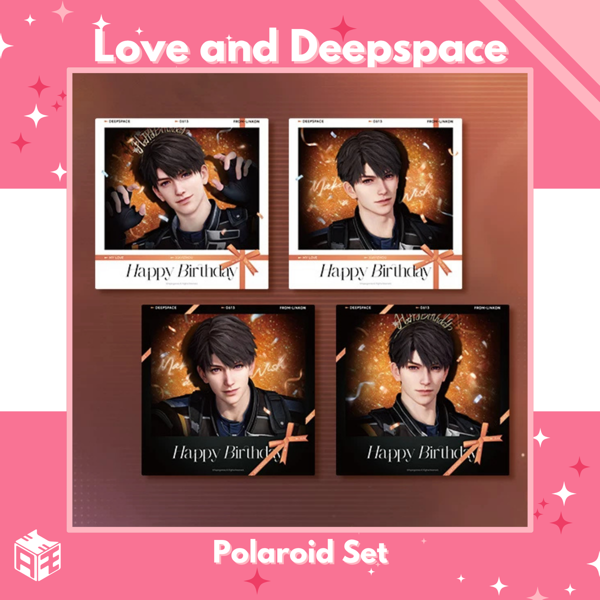 [Birthday Edition Pre-order] Love and Deepspace "Caleb: Your Skyblue" Polaroid Set