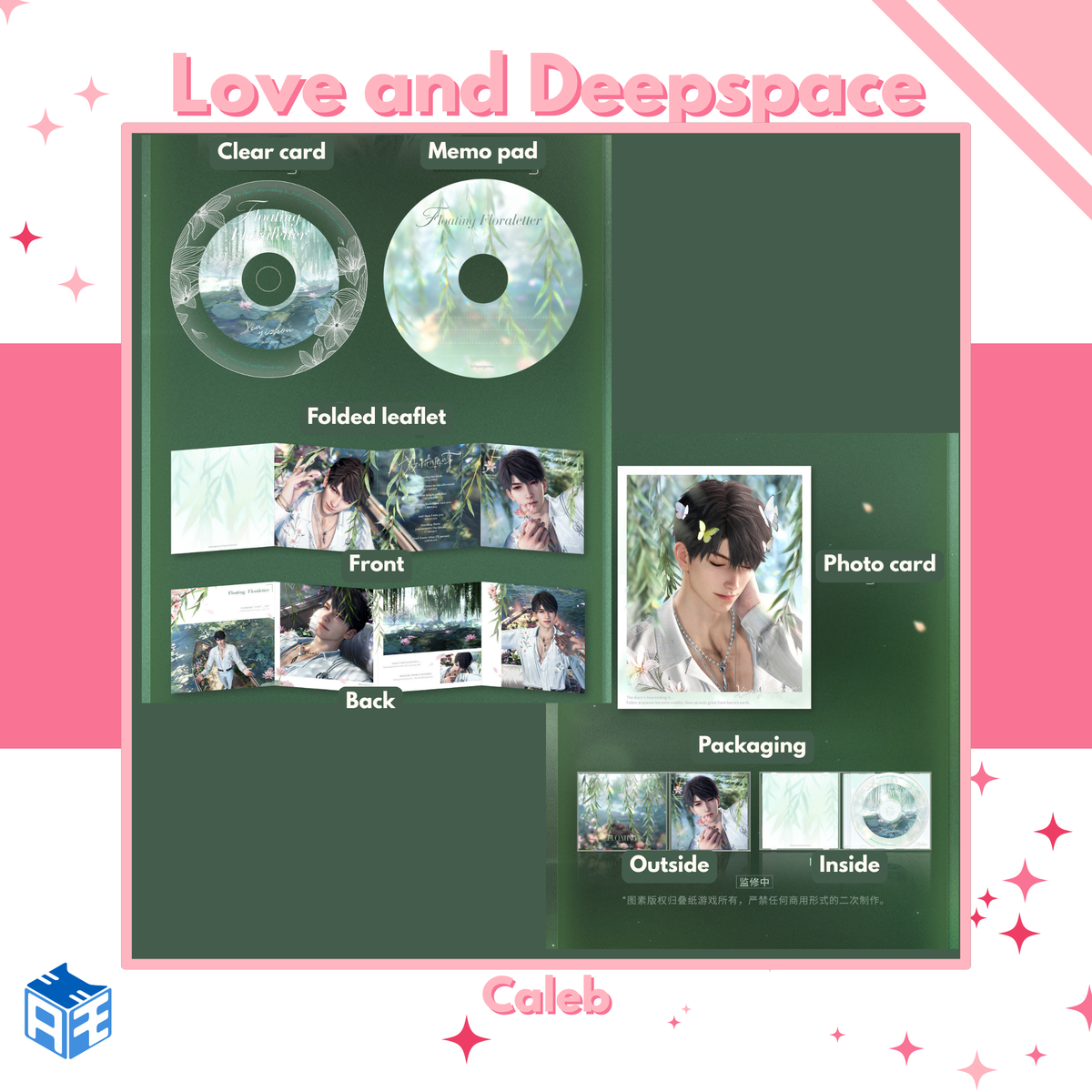 [Pre-order] Love and Deepspace "Spring and Flowers" Letter Fold-Out Collection Set