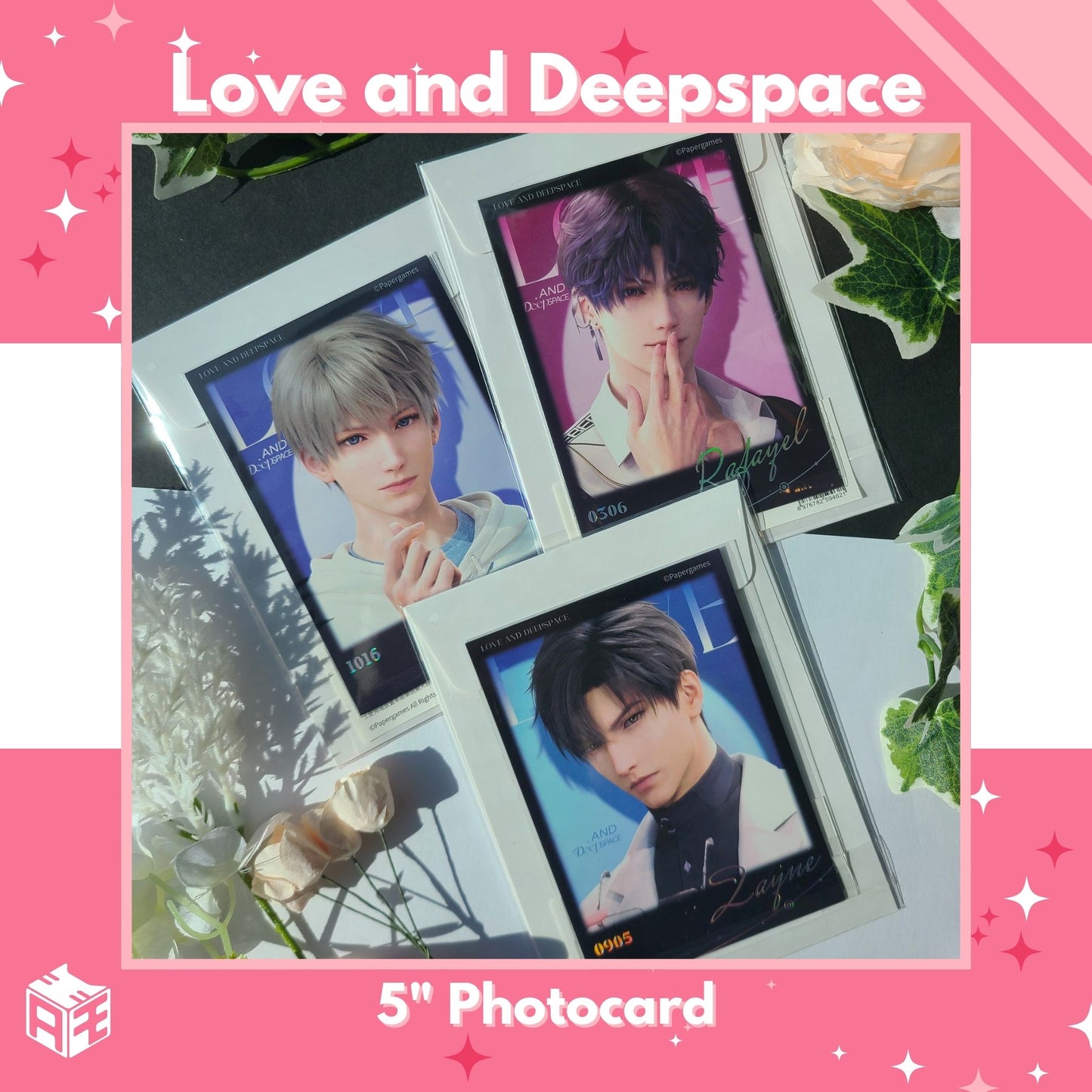 [In Stock] Love and Deepspace "Light and Shadow" 5" Photocard