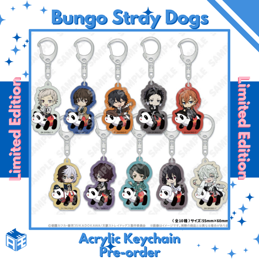 [Limited Edition Pre-order] Bungo Stray Dogs x Asakusa Hanayashiki Keychain