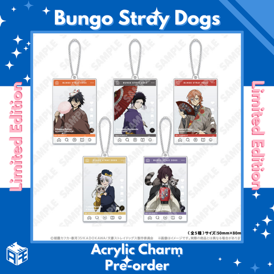 [Limited Edition Pre-order] Bungo Stray Dogs x Asakusa Hanayashiki Charm