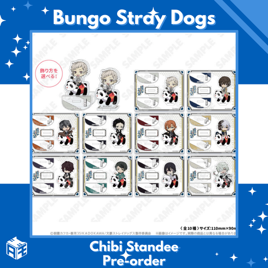 [Limited Edition Pre-order] Bungo Stray Dogs x Asakusa Hanayashiki Chibi Standee