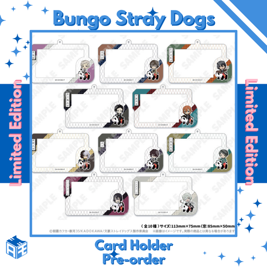 [Limited Edition Pre-order] Bungo Stray Dogs x Asakusa Hanayashiki Card Holder